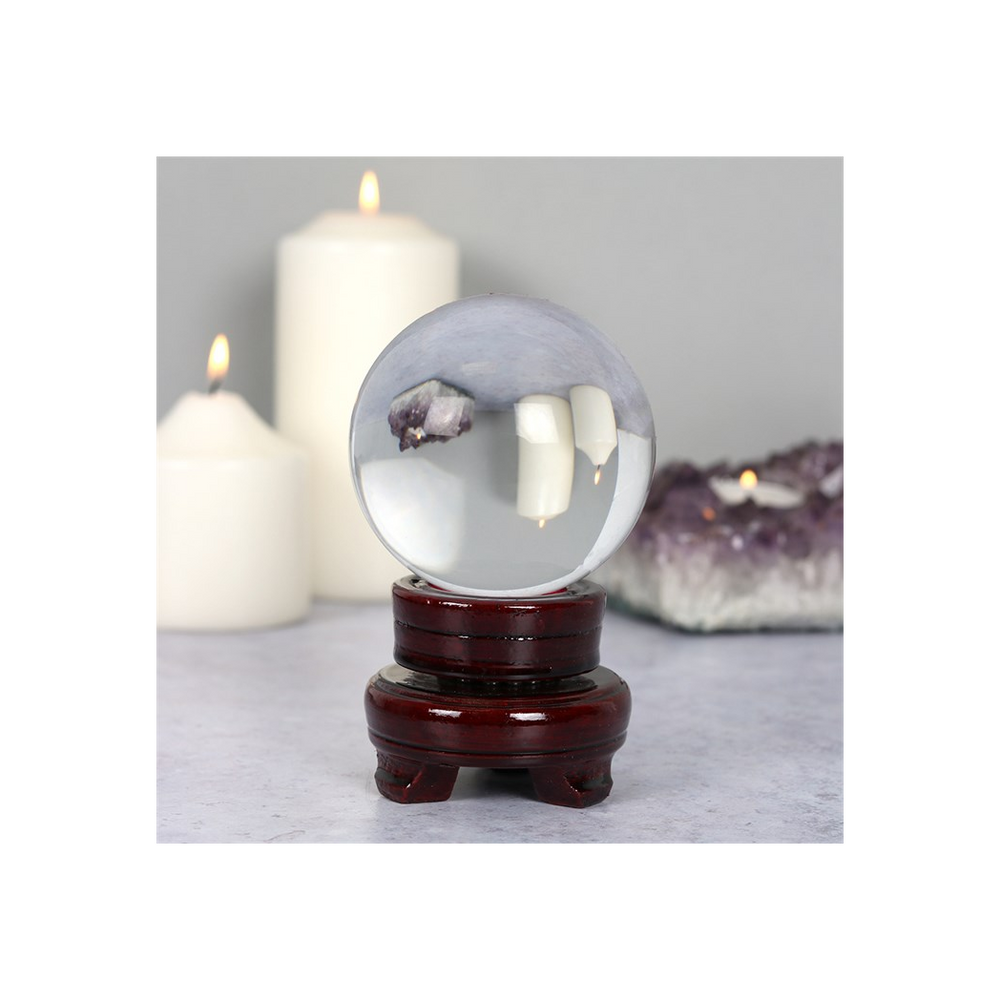 8cm Crystal Ball with Stand
