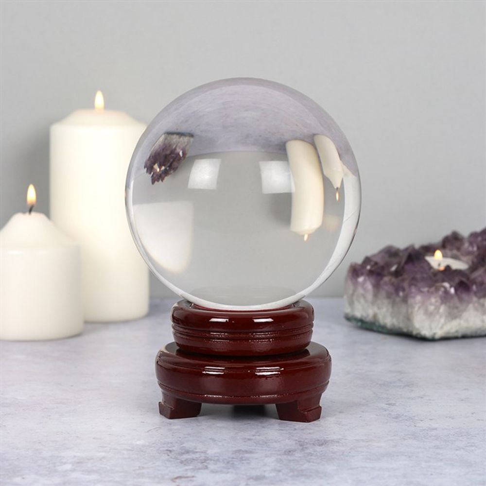 13cm Crystal Ball with Stand