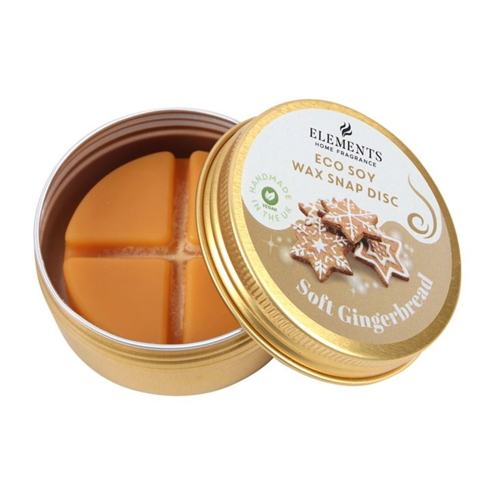 Soft Gingerbread Soy Wax Snap Disc
