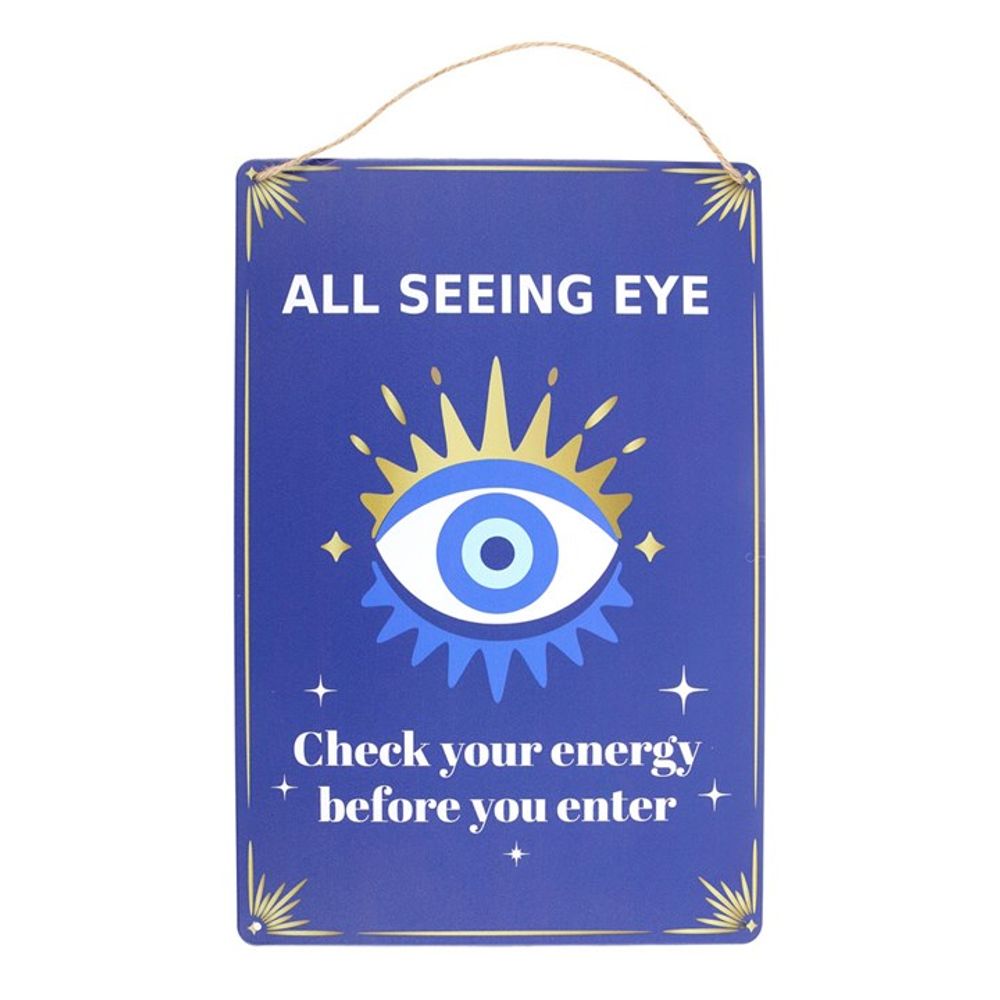 30cm All Seeing Eye Metal Hanging Sign