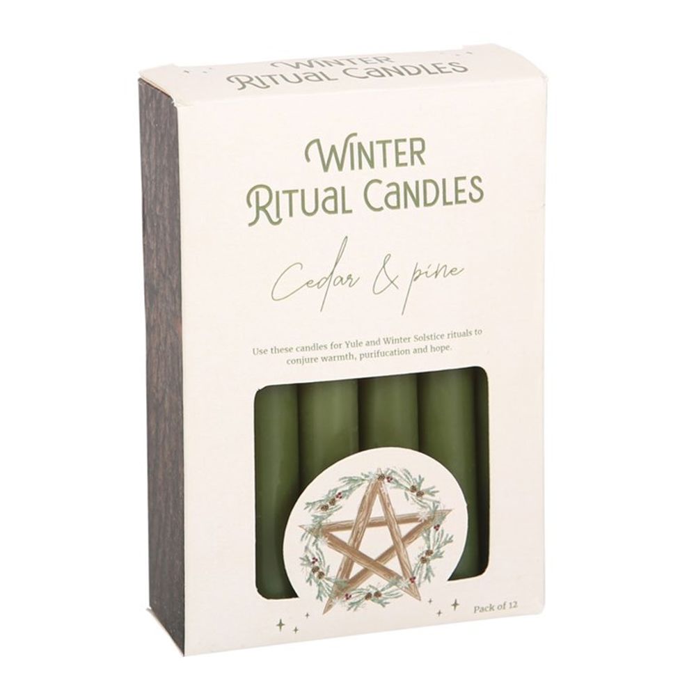 Cedar & Pine Winter Ritual Spell Candles